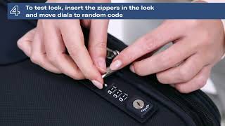 Samsonite  Dlite lock instruction [upl. by Darya]