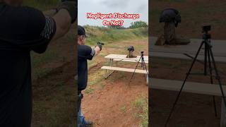 Did You See The 45ACP Negligent Discharge Watch It Again [upl. by Kilian]