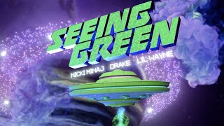 Nicki Minaj Drake Lil Wayne  Seeing Green Lyric Video [upl. by Erline]