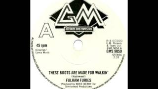 The Fulham Furies  These Boots Are Made For Walkin Nancy Sinatra Cover [upl. by Gellman]