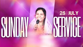 Sunday First Service live DrTheodore wesley amp Divya Wesley  July 28th [upl. by Nehtanoj150]