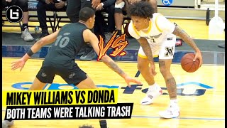 Mikey Williams VS Rob Dillingham Got HEATED Donda vs Vertical Academy [upl. by Marlow]