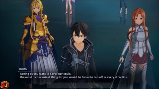 SAO Fractured Daydream  Ending Time to be Brave  Gameplay Walkthrough [upl. by Norred526]