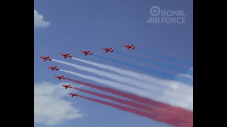 Her Majesty The Queens Platinum Jubilee Flypast [upl. by Alexi]