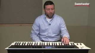 Nektar Panorama P6 61key MIDI Controller Keyboard Demo  Sweetwater Sound [upl. by Enoryt]