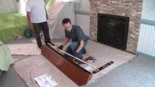 Installing a Pearl Mantels Shelf [upl. by Aillemac]