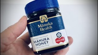 MGO 850  Manuka Health Manuka Honey Review [upl. by Oivalf]