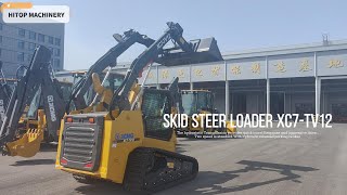 XCMG Official Tracked Skid Steer Loader XC7TV12 Exported to Australia [upl. by Shepperd]