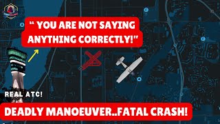 Sick Pilots Erratic Maneuvers Trigger Fatal Structural Failure atc [upl. by Trill]