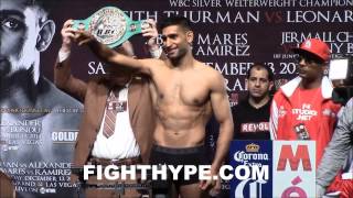 AMIR KHAN VS DEVON ALEXANDER WEIGHIN AND FINAL FACEOFF [upl. by Aihsekram]