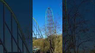 Last Rollback EVER on Kingda Ka greatadventure intamin themepark rollercoaster [upl. by Pooh788]