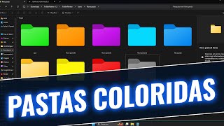 Como e PORQUÊ ter PASTAS COLORIDAS no Windows 10 amp 11 📂 [upl. by Limaj834]