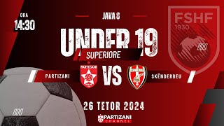 SUPERIORE U19  PARTIZANI  SKENDERBEU [upl. by Rocray]