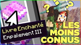 LES ENCHANTEMENTS LES MOINS CONNUS DANS MINECRAFT [upl. by Hollingsworth]