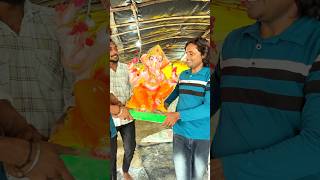 गणपति बप्पा जल्दी आना 🙏🏻🚩 ganpatibappa  ganpativisarjan  emotional [upl. by Allecram]