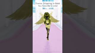 Dripping in gold fashion dti dresstoimpress fypyoutube fypシ゚ fypシ゚viral fypage views [upl. by Donnell592]