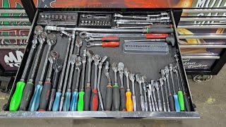 UK fleet mechanic ratchett drawer snap on mac tools etc [upl. by Fina]