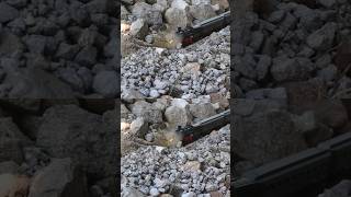 The Rail King steam train carrying passengers hit a rockslide on the railway line [upl. by Sandye]