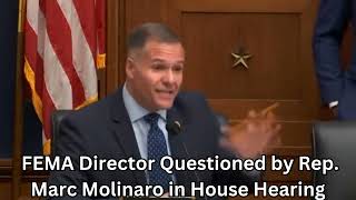 FEMA Director Questioned by Rep Marc Molinaro in House Hearing [upl. by Lancaster]