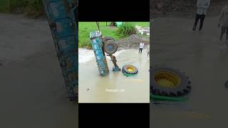 Tractor accident😨 janu yt 009 subscribe short viral song newsong [upl. by Annohs]