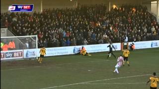 Cheltenham 01 Newport SkyBet English League Two Season 201415 [upl. by Acir]