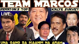 TEAM MARCOS SENATORS TOP SENATORIAL SURVEY FROM DAY 1 TO DAY 6 [upl. by Hayarahs]