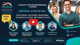 The AEONIAN NATIONAL STARTUP DAY Webinar [upl. by Nisse367]