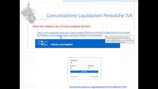 Comunicazione liquidazioni periodiche iva  Trasmissione telematica caso pratico  Multiattività [upl. by Cato]