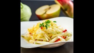 Kohlrabi And Apple Salad [upl. by Yeltihw735]