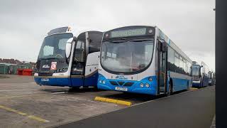 Ulsterbus Training School Fleet parked in Adelaide Depot [upl. by Aurea278]