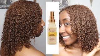 NEW CREME OF NATURE PURE HONEY LEAVE IN CONDITIONER  UPDATED WASH N GO ROUTINE [upl. by Vasileior994]