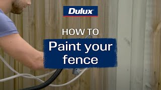 DIY guide to painting your fence  Dulux [upl. by Jacobson]