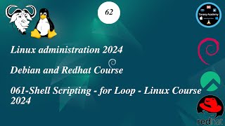 062Shell Scripting  For loop  Linux Course 2024 [upl. by Anyar]