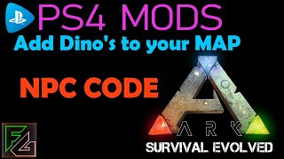 Ark NPC command to add dinos to maps Ragnorock Extinction dinos on Island [upl. by Nnayrrehs]