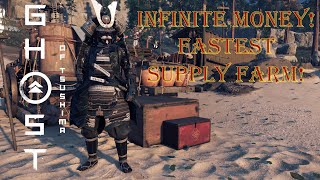 GET UNLIMITED SUPPLIES IN GHOST OF TSUSHIMA The Fastest Farm Of Supplies In The GameWORKING 2024 [upl. by Ardnic269]