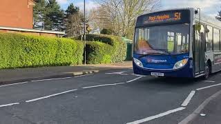 36754 Stagecoach ADL Enviro 200 passing by 5mins ago On the 51 to pool meadow [upl. by Ehcram]