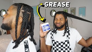 I USED HAIR GREASE FOR A MONTH [upl. by Atiana]