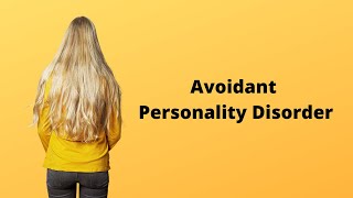 Avoidant Personality Disorder DSM5 Diagnostic Criteria [upl. by Ayetal]