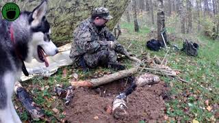 Bushcraft Leśne hamburgery Ognisko Klucz Najlepsza rozpałka [upl. by Chrysler149]