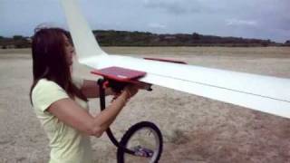 sailplane wing wheelwmv neu flachenrad [upl. by Tilden]