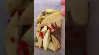 GREEN MANGO WITH BAGOONG ISDA amp CHILI mukbang mango yummy delicious satisfying shorts [upl. by Rosemary]