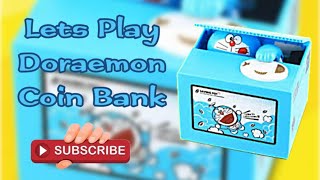 LETS PLAY DORAEMON COIN BANK ASMR shortslive shortsfeed satisfying [upl. by Enyar]