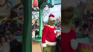 AN ICONIC ENTRANCE FROM THE GRINCH AT UNIVERSAL STUDIOS ORLANDO  GRINCHMAS [upl. by Atekin]