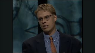 Alexander Stubb Ajankohtaisen Kakkosen Eurooppaillassa 1994 [upl. by Gotcher858]