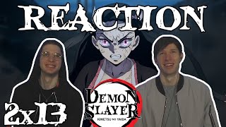 Demon Slayer 2x13 quotLayered Memoriesquot Entertainment District REACTION [upl. by Daniela466]