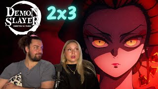 TANJIRO FORGOT ABOUT THE MISSION  Demon Slayer Season 2 Episode 3 Reaction Deniz amp Masha [upl. by Joachima]