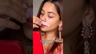 Waxing my face using VEET wax strips ✨ wax waxing facewaxing shorts [upl. by Anitnas]