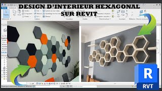 Design dintérieur hexagonal sur revit [upl. by Otreblif618]