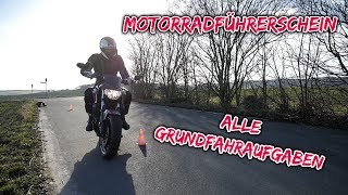 DIESES VIDEO lässt dich die FAHRPRÜFUNG BESTEHEN  MotorradGrundfahraufgaben A1A2A [upl. by Catharine]