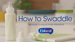 How to Swaddle a Baby Step By Step  Benefits of Swaddling  Enfamil A Canada [upl. by Derdle]